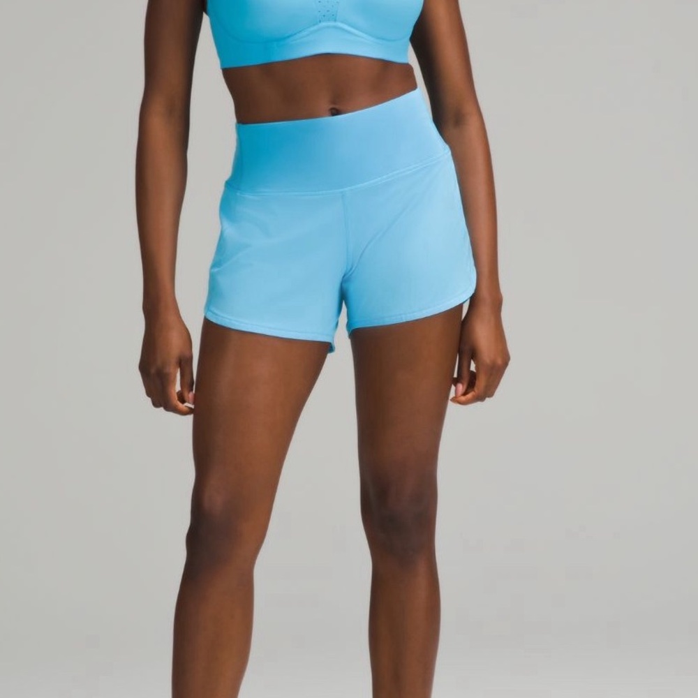 Speed Up LuluLemon high Rise Size 6 light blue